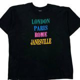 Fruit Of The Loom Single Stitch T-Shirt - XL Black Cotton