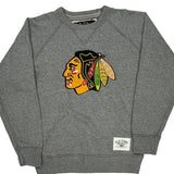 Nhl Old Time Sports Sweatshirt - Medium Gray Cotton Blend