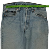 501 Levis Jeans - 32W 30L Light Wash Denim