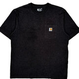 Carhartt T-Shirt - Large Black Cotton