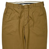 Unbranded Chinos - 36W 32L Brown Cotton Blend