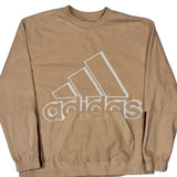 Adidas Spellout Fleece - Large Beige Cotton