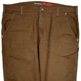 Dickies Carpenter Pants - 40W 32L Brown Cotton Blend