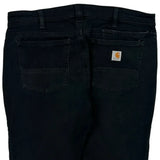 Carhartt Slim Fit Jeans - 33W 28L Black Cotton Blend