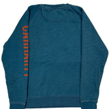 Relaxed Fit Carhartt Spellout Sweatshirt - XL Blue Cotton