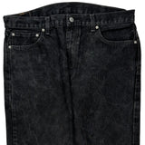Levis 505 Jeans - 38W 30L Black Cotton