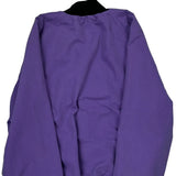 Made In USA American Jac Bomber Jacket - Medium Purple Polyester