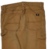 Dickies Carpenter Pants - 34W 32L Brown Cotton Blend