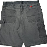 Wrangler Carpenter Shorts - 34W 10L Gray Cotton