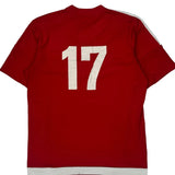 Ballard Soccer Adidas Football Shirt - Large Red Polyester