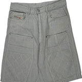 Diesel Denim Shorts - 34W 11L Grey Cotton
