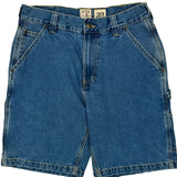Red Head Denim Shorts - 32W 8L Blue Denim