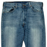 501 Levis Jeans - 36W 34L Light Wash Cotton