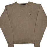 Polo By Ralph Lauren Sweater - Medium Beige Cotton