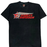 Reiman'S Harley-Davidson, Kewanee, Il Harley Davidson Graphic T-Shirt - Large Black Cotton