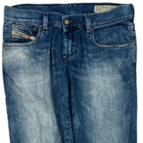 Diesel Slim Jeans - 31W 30L Blue Cotton