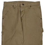 Wrangler Carpenter Trousers - 32W 30L Khaki Cotton