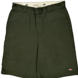 Loose Fit Dickies Shorts - 36W 10L Green Cotton Blend