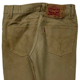 501 Levis Jeans - 28W 29L Beige Cotton