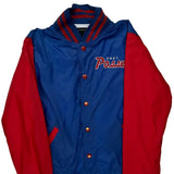 Posse Obey Varsity Jacket - Medium Blue Polyester