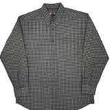 Chaps Ralph Lauren Checked Shirt - Large Gray Cotton