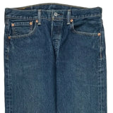 501 Levis Jeans - 33W 34L Blue Cotton