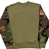 Iowa Hawkeyes Nike Camo Sweatshirt - Large Green Cotton