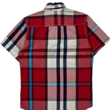 True Religion Checked Short Sleeve Shirt - Medium Multicoloured Cotton