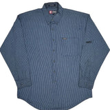 Chaps Ralph Lauren Checked Shirt - Large Blue Cotton
