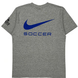 Kids Nike Real So Cal Soccer Club T-Shirt - Medium Gray Cotton