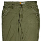 Carhartt Carpenter Pants - 35W 35L Green Cotton