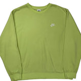 Nike Sweatshirt - XL Green Cotton