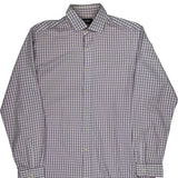 Westerton Polo By Ralph Lauren Checked Shirt - Large White Cotton