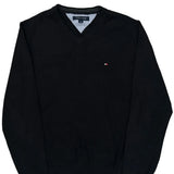 Tommy Hilfiger Sweater - Medium Black Cotton