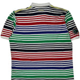 Coogi Striped Polo Shirt - 2XL Multicoloured Cotton