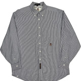 Tommy Hilfiger Striped Shirt - Large Blue Cotton