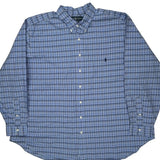 Ralph Lauren Checked Shirt - 4XL Blue Cotton