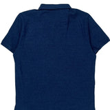 Polo By Ralph Lauren Slim Fit Polo Shirt - Large Blue Cotton