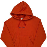 Reverse Weave Champion Hoodie - Medium Orange Cotton Blend