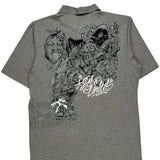 Urban Art Ecko Unltd Graphic Polo Shirt - Large Gray Cotton