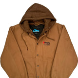 Integrity From Marvin Windows And Doors Tri-Mountain Bomber Jacket - Large Brown Cotton Blend
