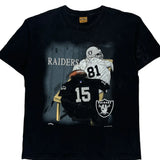 Made In USA Raiders Nutmeg Nfl T-Shirt - XL Black Cotton