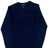 Age 6 Polo By Ralph Lauren Long Sleeve T-Shirt - Small Navy Cotton