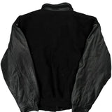 Tech Canada Sportswear Bomber Jacket - XL Black Leather