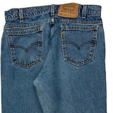 Made In USA Levis Orange Tab 550 Jeans - 33W 34L Blue Cotton