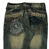 Unity Studded Jeans - 29W 30L Dark Wash Denim