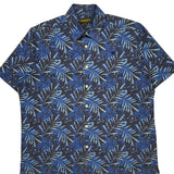 Timberland Floral Hawaiian Shirt - Large Black Cotton