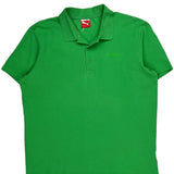 Puma Polo Shirt - Large Green Cotton