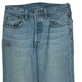501 Levis Jeans - 28W 29L Light Wash Denim