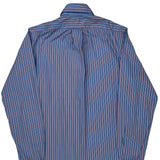 Ralph Lauren Striped Shirt - Medium Blue Cotton